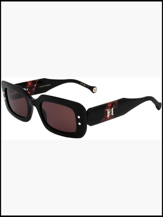 Pink Rectangular Sunglasses with Anti-Reflective Lenses